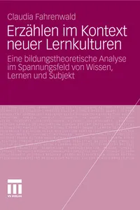 Erzählen im Kontext neuer Lernkulturen_cover