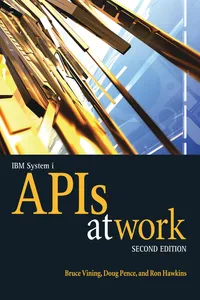 IBM System i APIs at Work_cover