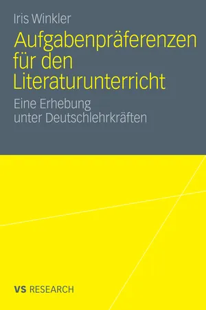 Aufgabenpräferenzen für den Literaturunterricht