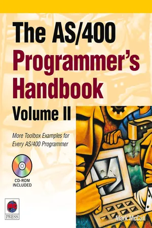 The AS/400 Programmer's Handbook, Volume II