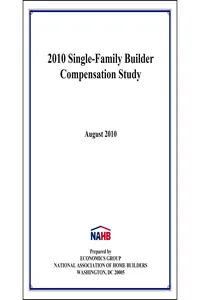 2010 Single-Family Compensation Study_cover