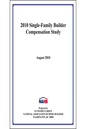 2010 Single-Family Compensation Study