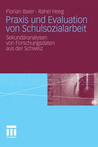 Praxis und Evaluation von Schulsozialarbeit_cover