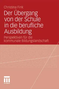 Der Übergang von der Schule in die berufliche Ausbildung_cover