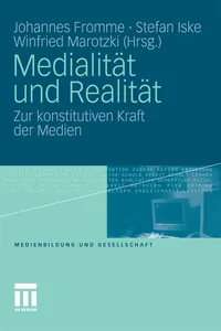 Medialität und Realität_cover