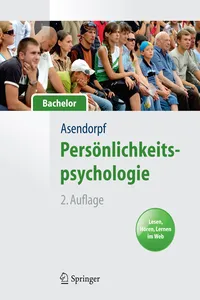 Persönlichkeitspsychologie für Bachelor. Lesen, Hören, Lernen im Web_cover