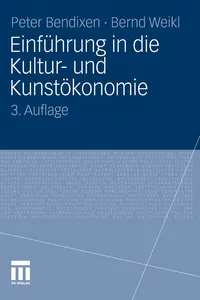 Einführung in die Kultur- und Kunstökonomie_cover
