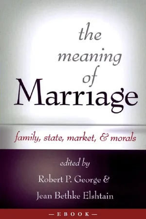 The Meaning of Marriage