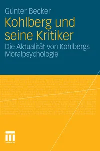 Kohlberg und seine Kritiker_cover
