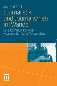 Journalistik und Journalismen im Wandel_cover