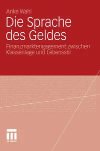 Die Sprache des Geldes_cover