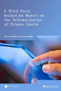 A Third Party Evaluation Report on the Informatization of Chinese Courts_cover