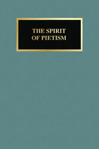 The Spirit Of Pietism_cover