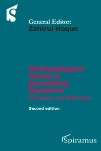 Methodological Issues in Accounting Research_cover