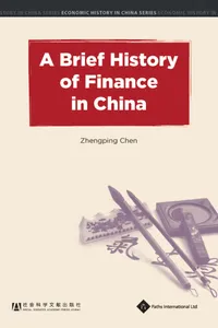 A Brief History of Finance in China_cover