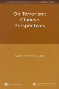 On Terrorism: Chinese Perspectives_cover