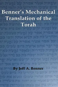 Benner's Mechanical Translation of the Torah_cover