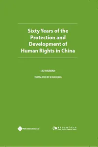 Sixty Years of the Protection and Development of Human Rights in China_cover