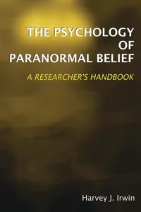 The Psychology of Paranormal Belief_cover