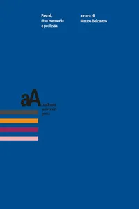 Pascal memoria e profezia_cover