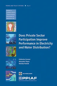 Does Private Sector Participation Improve Performance in Electricity and Water Distribution?_cover