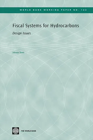 Fiscal Systems for Hydrocarbons