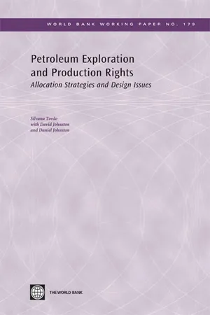 Petroleum Exploration and Production Rights