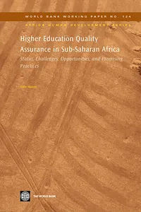 Higher Education Quality Assurance in Sub-Saharan Africa_cover
