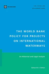 The World Bank Policy for Projects on International Waterways_cover