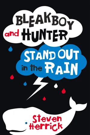 Bleakboy and Hunter Stand Out in the Rain