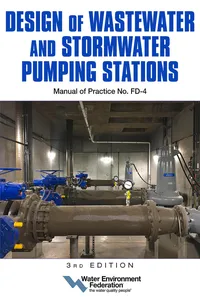 Design of Wastewater and Stormwater Pumping Stations MOP FD-4, 3rd Edition_cover