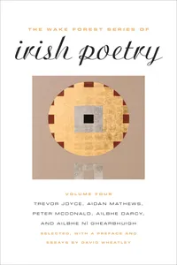 The Wake Forest Series of Irish Poetry, Vol. IV_cover