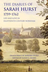 The Diaries of Sarah Hurst 1759-1762_cover