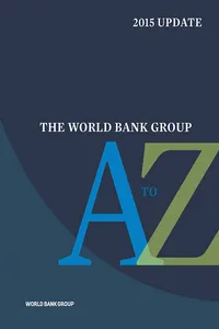 The World Bank Group A to Z 2015_cover