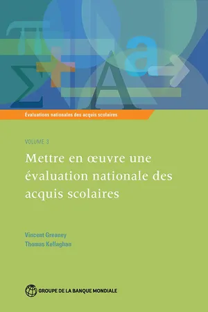 Évaluations nationales des acquis scolaires, Volume 3
