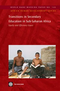 Transitions in Secondary Education in Sub-Saharan Africa_cover
