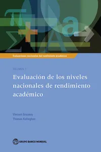 Evaluaciones nacionales del rendimiento académico Volumen 1_cover