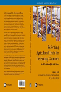 Reforming Agricultural Trade for Developing Countries_cover
