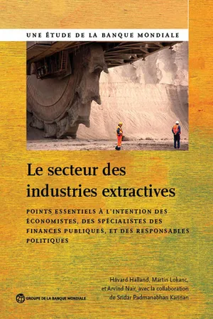 The Le secteur des industries extractives