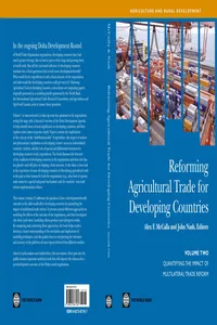Reforming Agricultural Trade for Developing Countries_cover