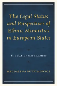 The Legal Status and Perspectives of Ethnic Minorities in European States_cover