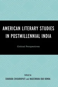 American Literary Studies in Postmillennial India_cover