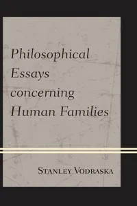 Philosophical Essays concerning Human Families_cover