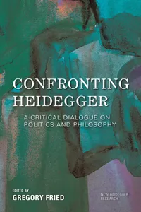 Confronting Heidegger_cover