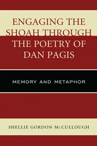 Engaging the Shoah through the Poetry of Dan Pagis_cover