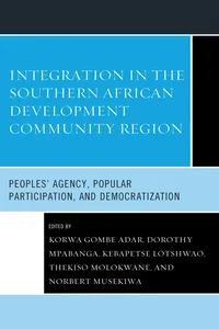 Integration in the Southern African Development Community Region_cover