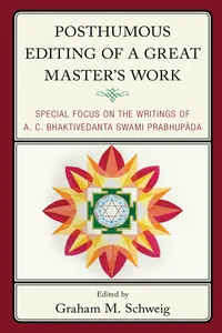 Posthumous Editing of a Great Master's Work_cover