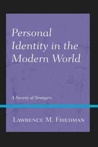 Personal Identity in the Modern World_cover