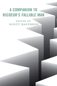 A Companion to Ricoeur's Fallible Man_cover