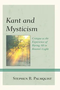 Kant and Mysticism_cover